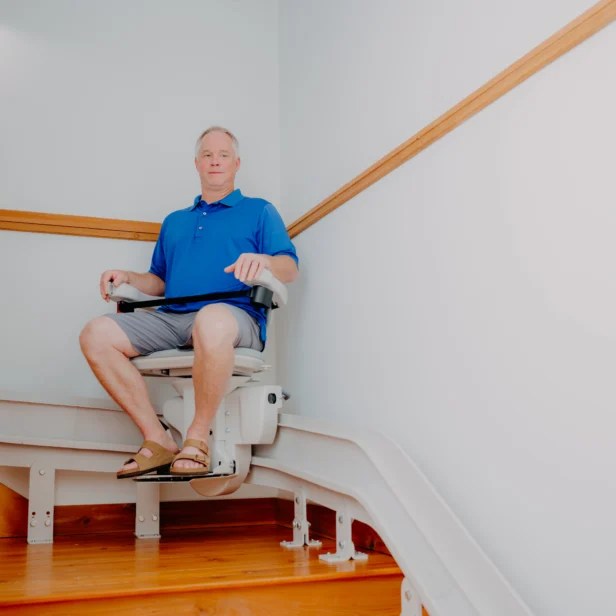 Bruno Elite Curved Stairlift