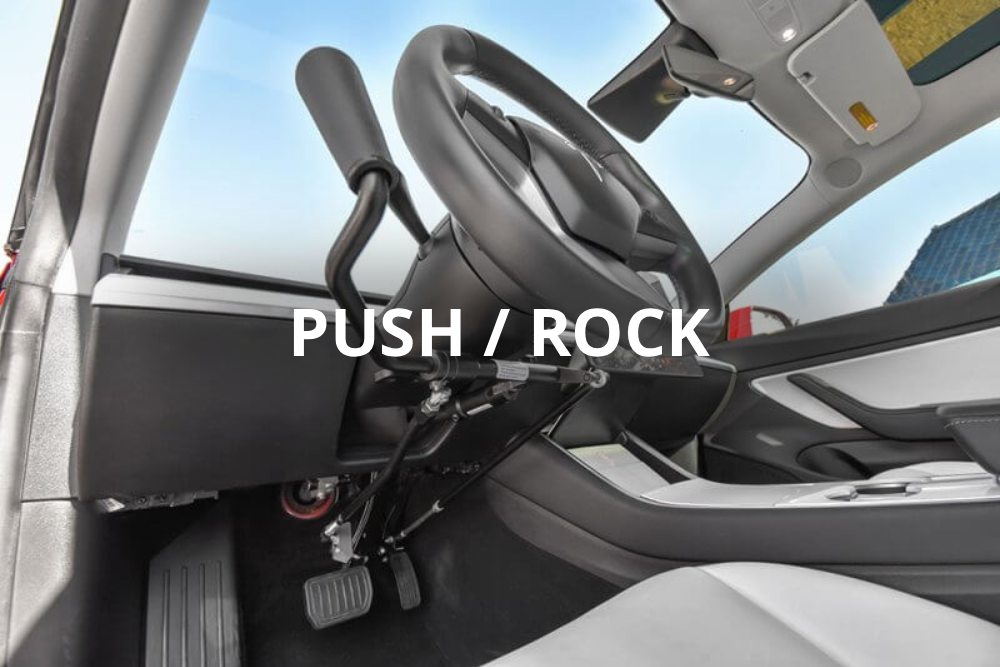 Push-Rock hand controls