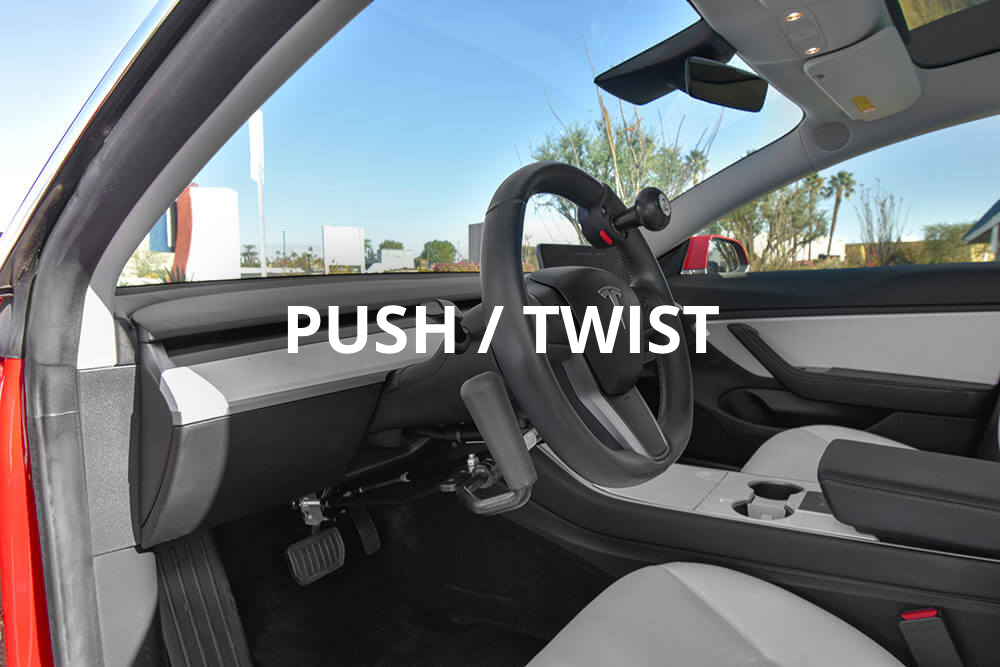 Twist hand controls